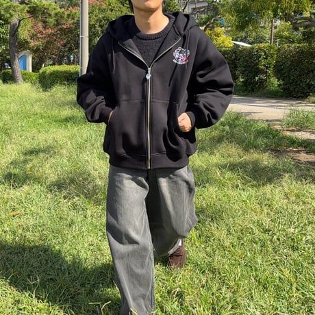 Remember with Heart Zip Hoodie