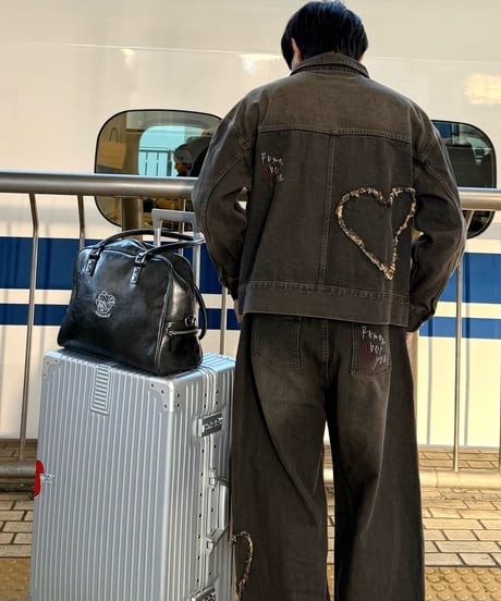 Synthetic Leather Boston Bag