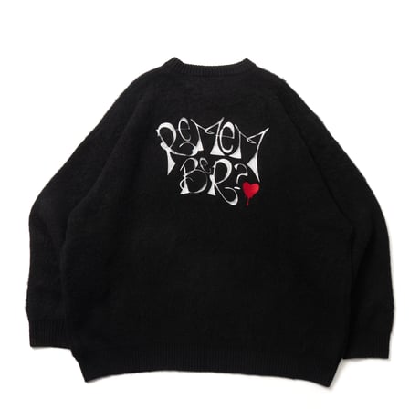 【Black】Melt Mohair Knit