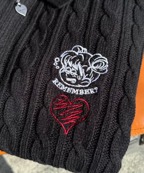 ♡charm SS Cable Knit