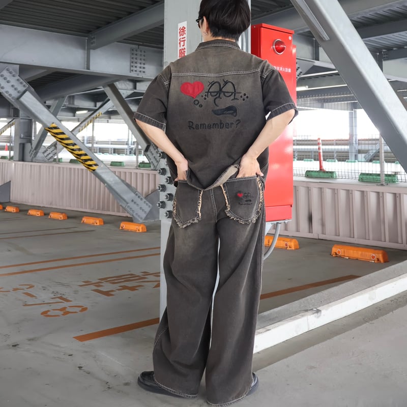 パンツ Remember VINTAGE LIKE DENIM LOOSE PANTS VINTAGE LIKE DENIM LOOSE PANTS | Remember.
