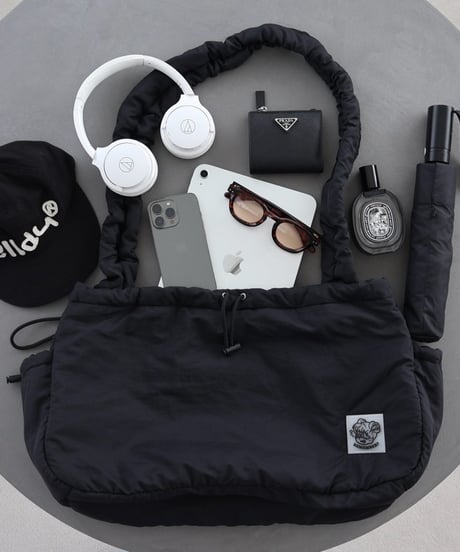 Hearty Nylon Shoulder Bag