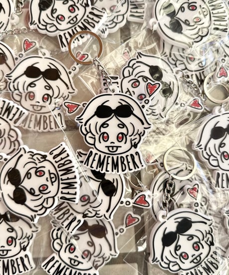 R-boy Rubber Keychain