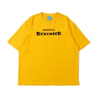 【Yellow】EmbroideryLogo T-shirts