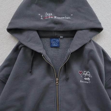 Pigment Bubble Logo Zip Hoodie