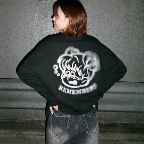 Glitter Spray Logo Sweat
