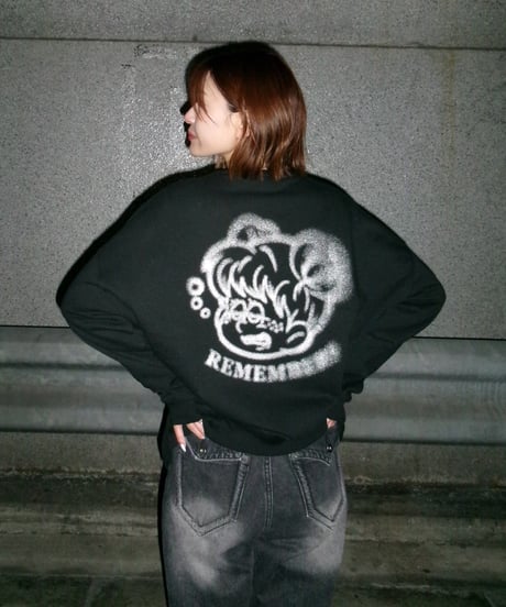 Glitter Spray Logo Sweat