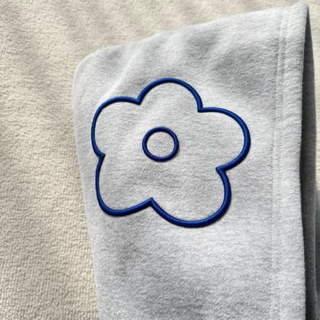 3D Embroidery Flower Zip Hoodie
