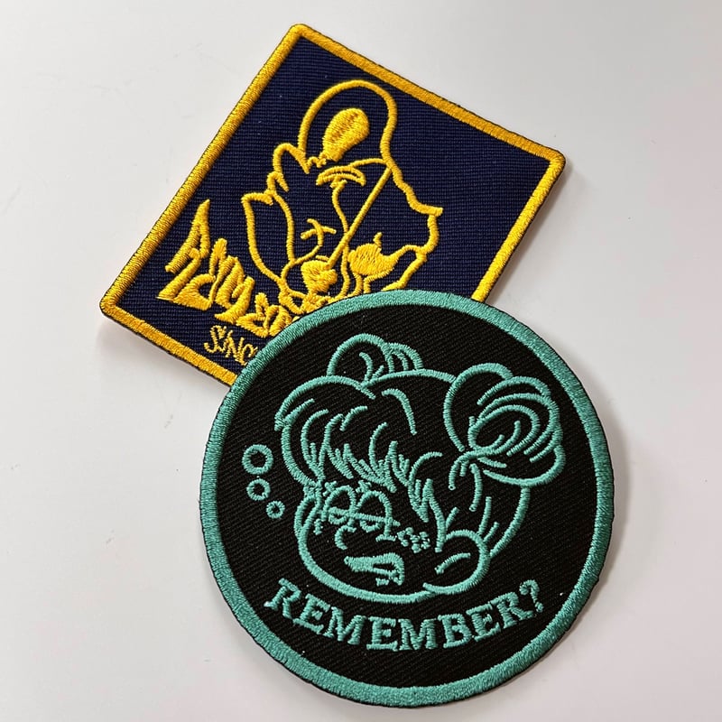 レプリカ　ワッペン　シリコン 2Peace Wappen Set | Remember.