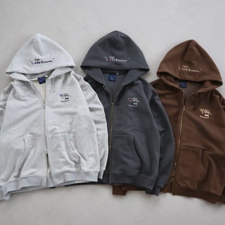 Pigment Bubble Logo Zip Hoodie