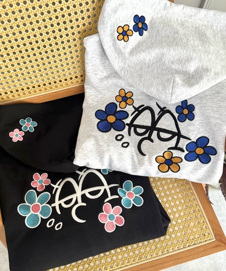 Flower Bubble Zip Hoodie