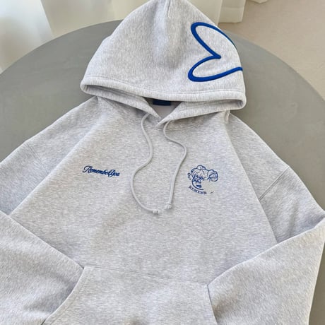 3D♡Rhinestone Hoodie