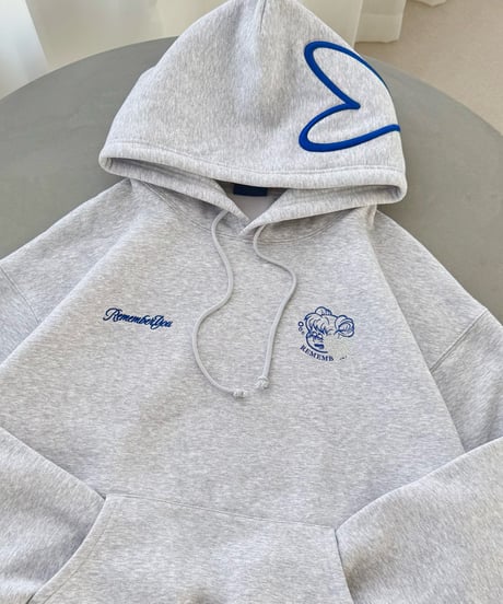 3D♡Rhinestone Hoodie