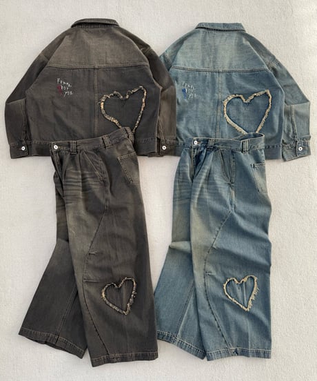 Heart Patch SU Denim Jacket