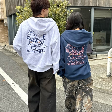 China style R-chan Zip Hoodie