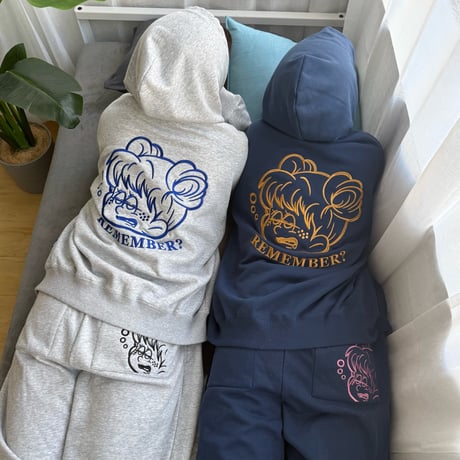 Remember Logo Zip Hoodie