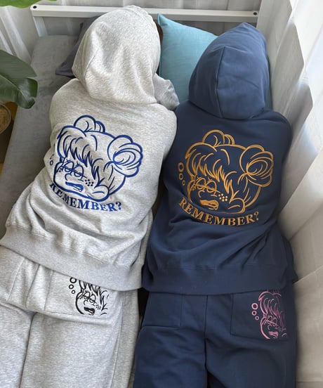 Remember Logo Zip Hoodie