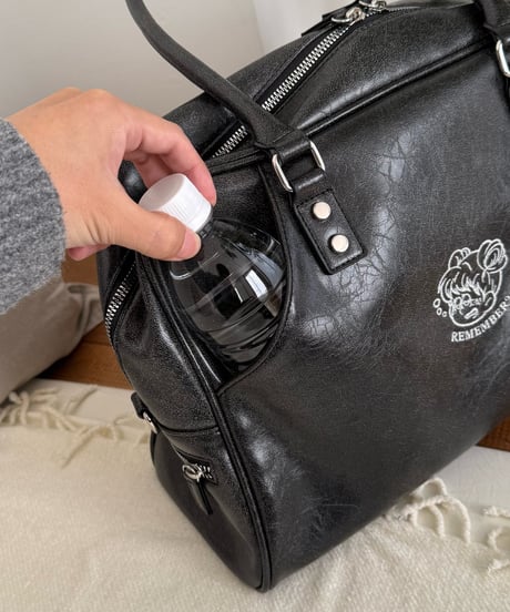 Synthetic Leather Boston Bag