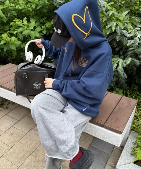 3D♡Rhinestone Hoodie
