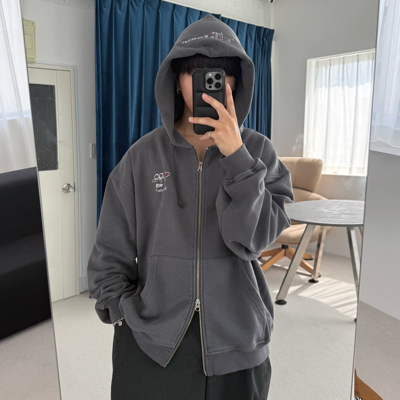 ジャケット・アウター philme damage zipper hoodie philme damage zipper hoodie