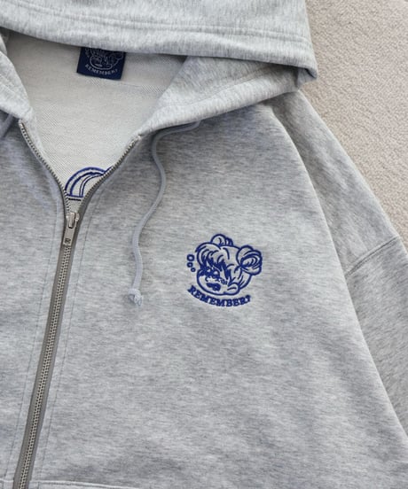 Remember Logo Zip Hoodie