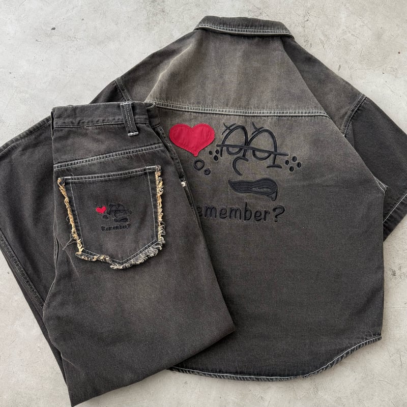 パンツ Remember VINTAGE LIKE DENIM LOOSE PANTS VINTAGE LIKE DENIM LOOSE PANTS | Remember.