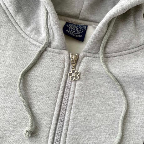 Remember with Flower Zip Hoodie