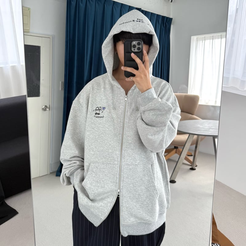 Pigment Bubble Logo Zip Hoodie | Remember.