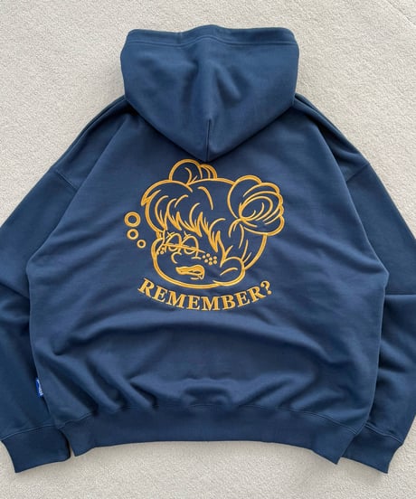 Remember Logo Zip Hoodie