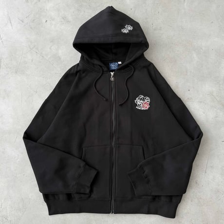 Remember with Flower Zip Hoodie