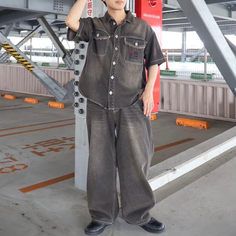パンツ Remember VINTAGE LIKE DENIM LOOSE PANTS VINTAGE LIKE DENIM LOOSE PANTS | Remember.