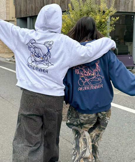 China style R-chan Zip Hoodie