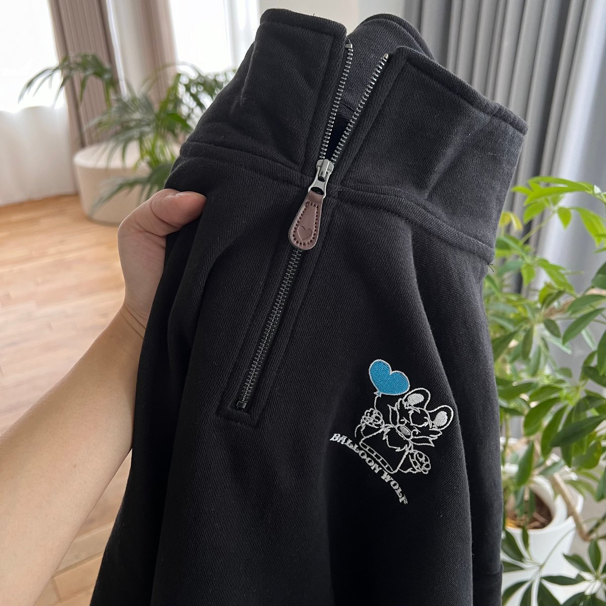 BW Half Zip Sweat | Remember. BW Half Zip Sweat | Remember.