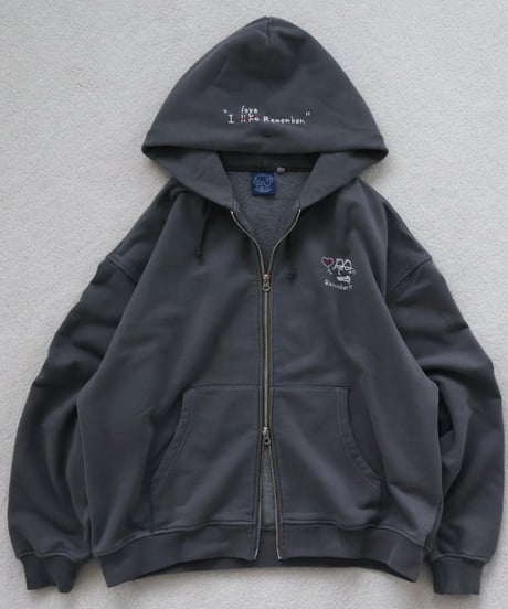 Pigment Bubble Logo Zip Hoodie