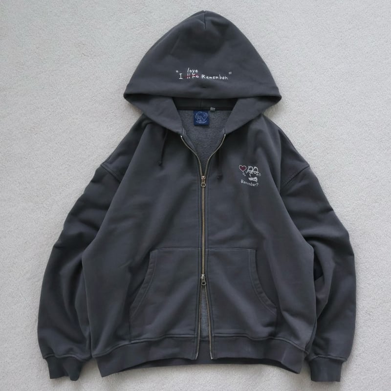 Pigment Bubble Logo Zip Hoodie | Remember.