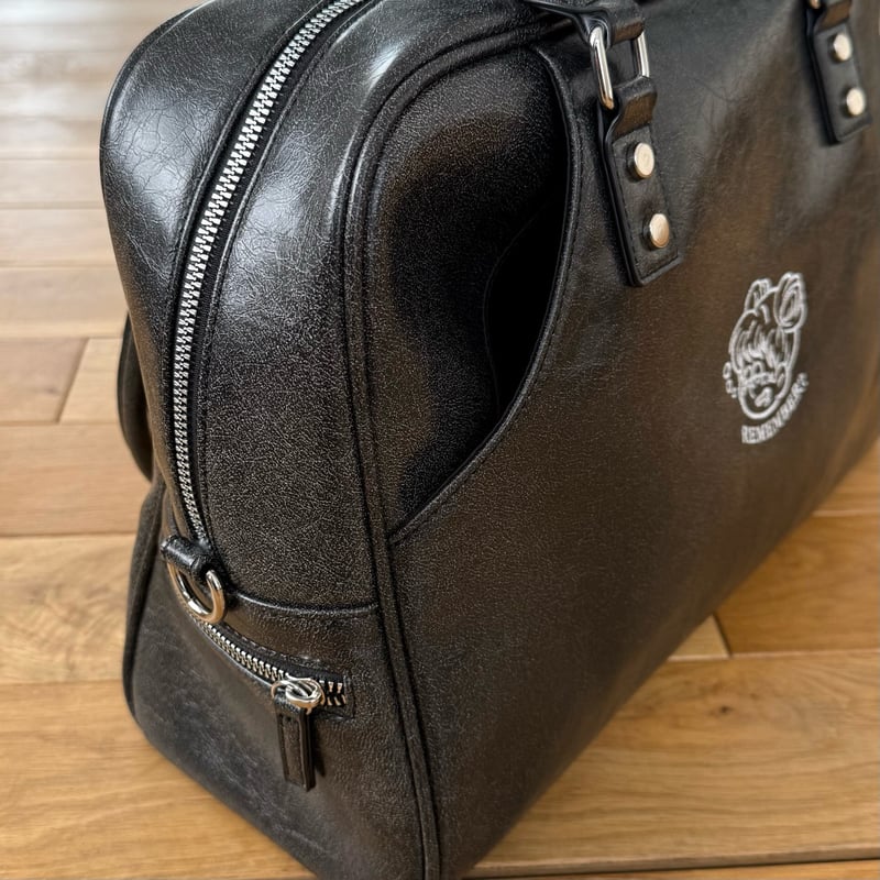 Synthetic Leather Boston Bag | Remember.