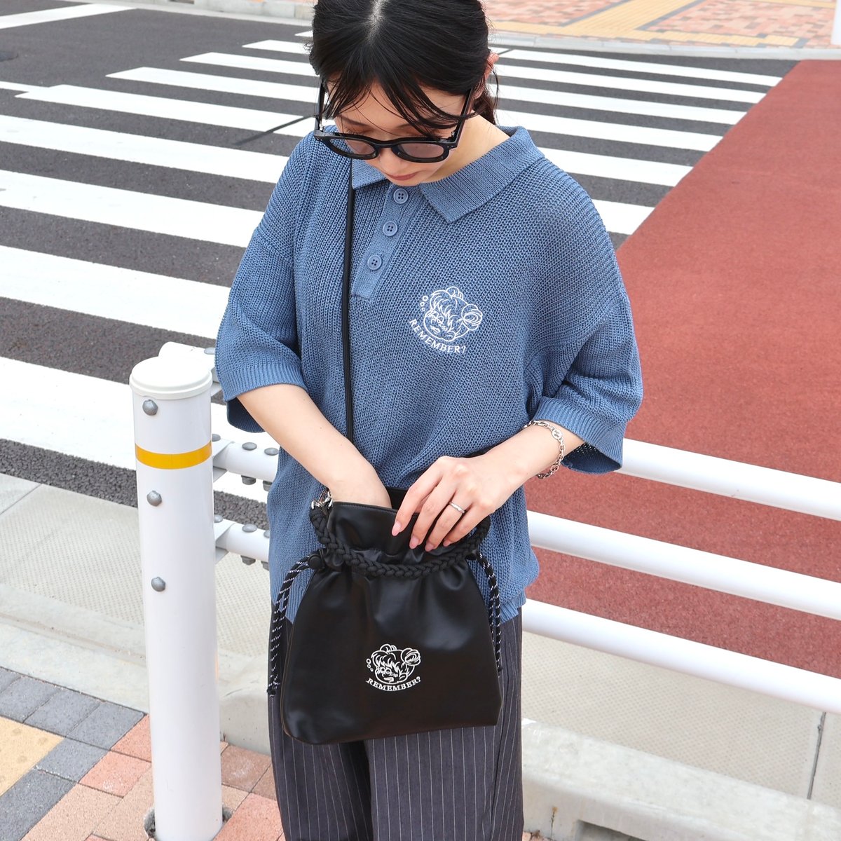 バッグ らいみんさま 2way Drawstring Bag | Remember.