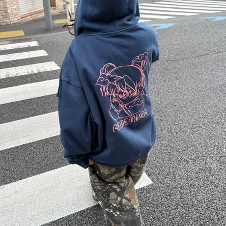 China style R-chan Zip Hoodie