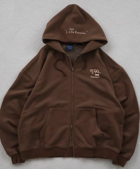 Pigment Bubble Logo Zip Hoodie