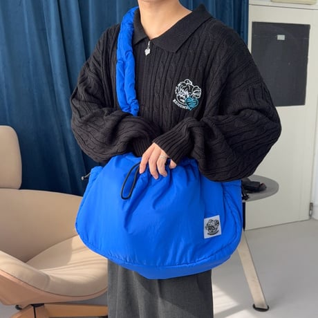 Hearty Nylon Shoulder Bag