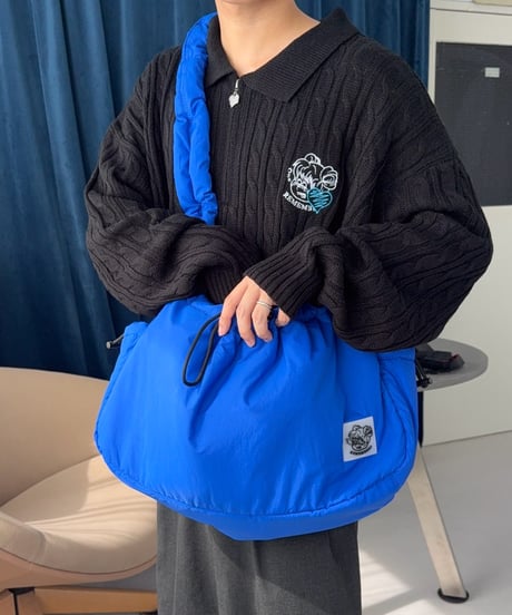 Hearty Nylon Shoulder Bag