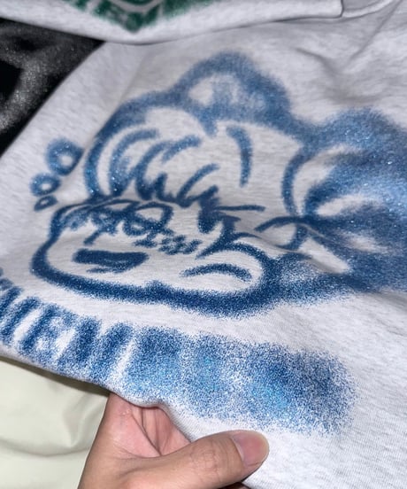 Glitter Spray Logo Sweat