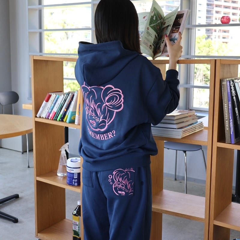 Remember Logo Hoodie グレー セットアップ Remember Logo Hoodie グレー セットアップ Remember Logo Hoodie