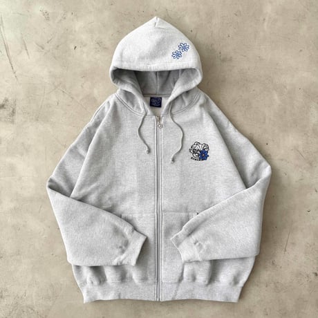 Remember with Flower Zip Hoodie