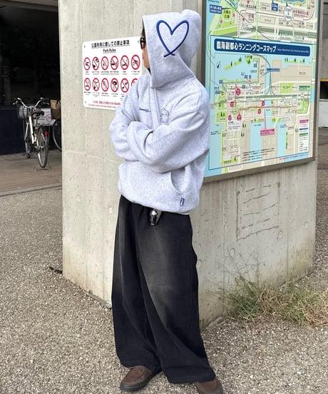3D♡Rhinestone Hoodie