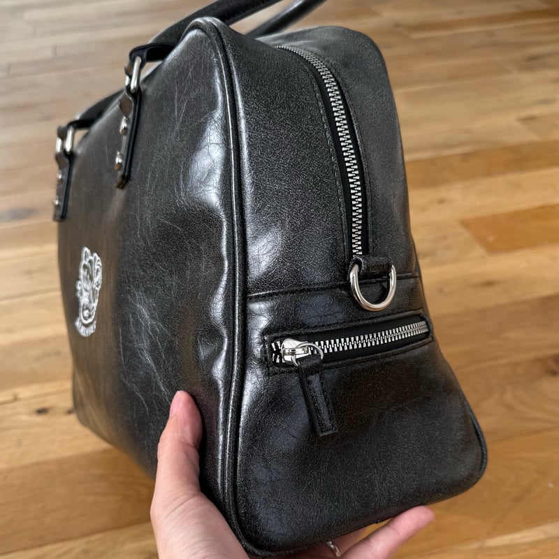 Synthetic Leather Boston Bag | Remember.