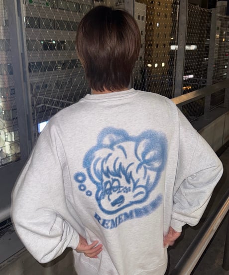 Glitter Spray Logo Sweat