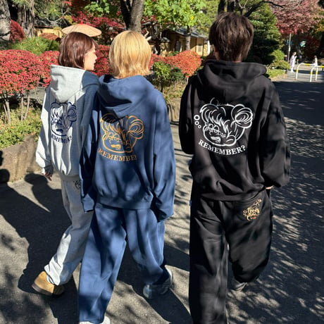 Remember Logo Zip Hoodie