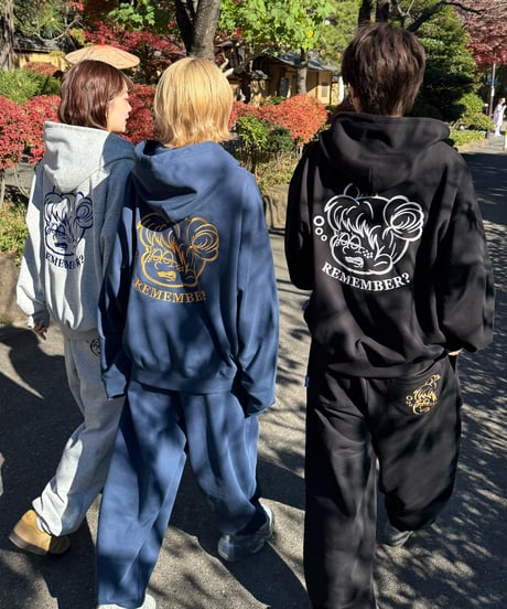 Remember Logo Zip Hoodie