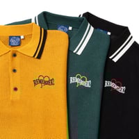 Mesh Knit Polo Shirts